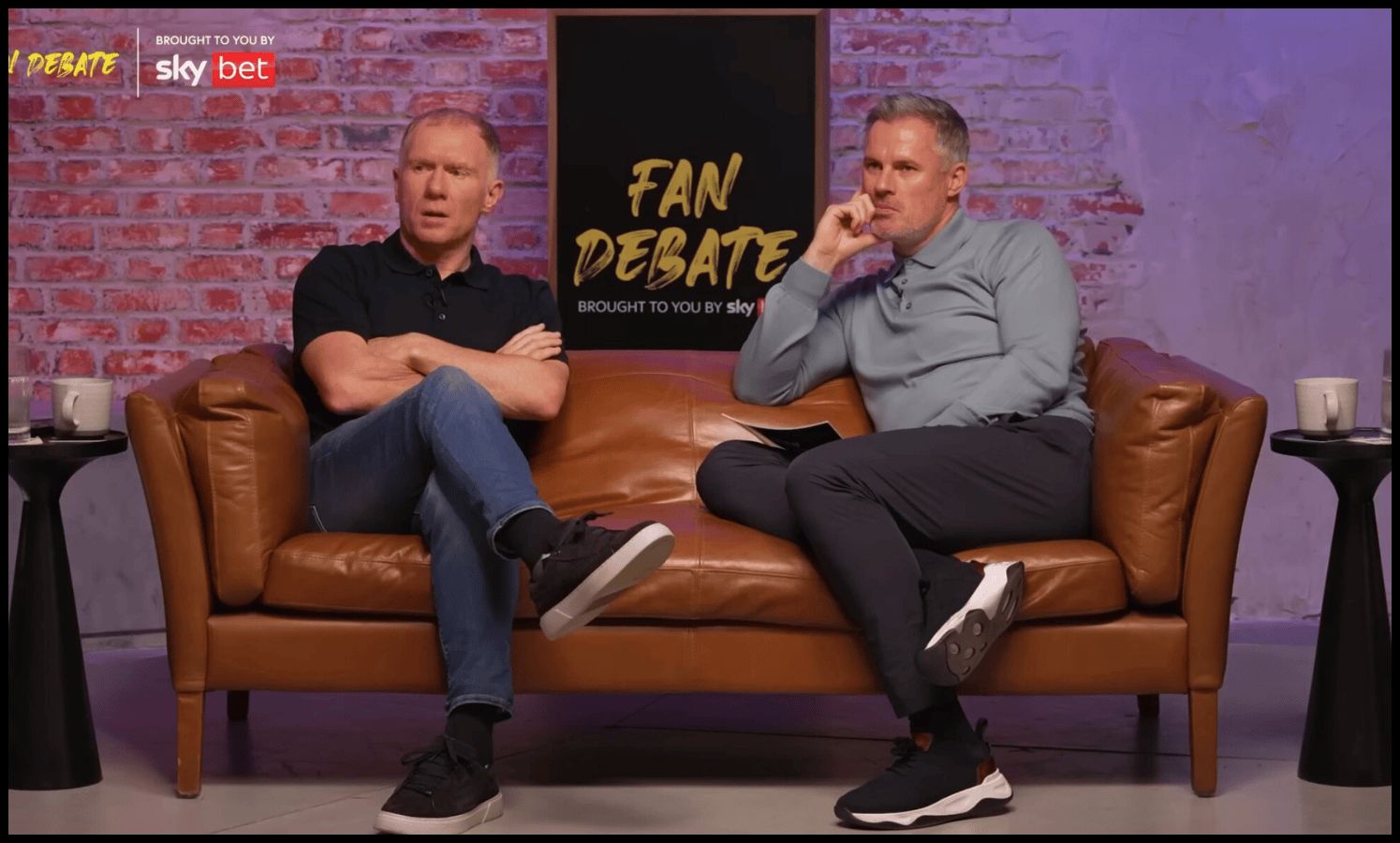 Paul Scholes and Jamie Carragher.