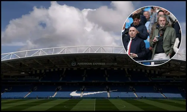 A general view inside the Amex Stadium.