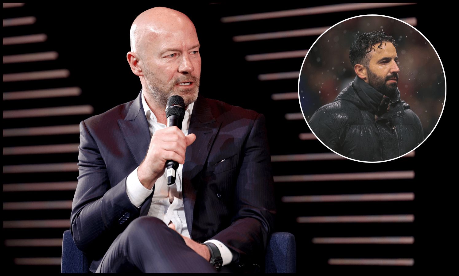 Alan Shearer talks on the Premier League panel.