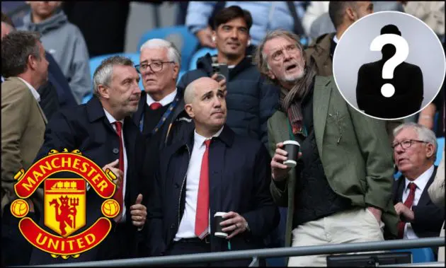 Sir Jim Ratcliffe with Man United directors