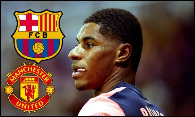 Marcus Rashford looking on