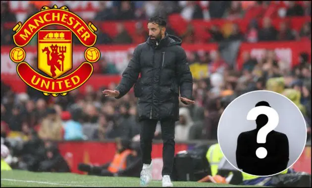 Ruben Amorim on the sidelines