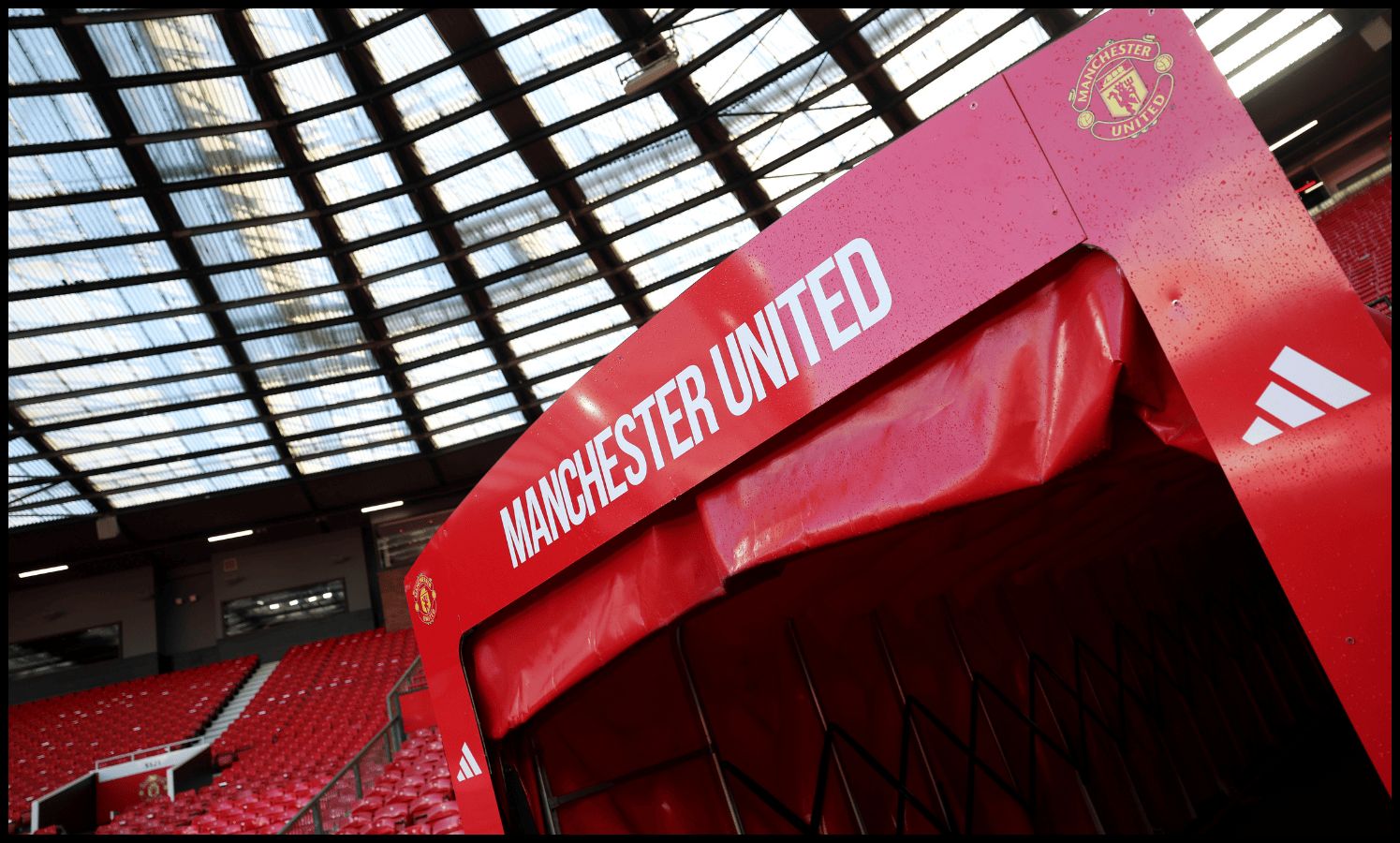 The Stretford End tunnel.