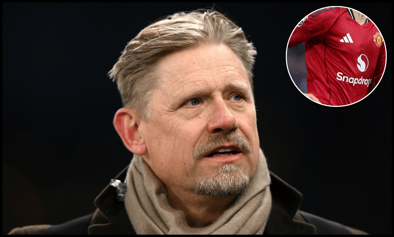 Peter Schmeichel on punditry for a Champions League game.