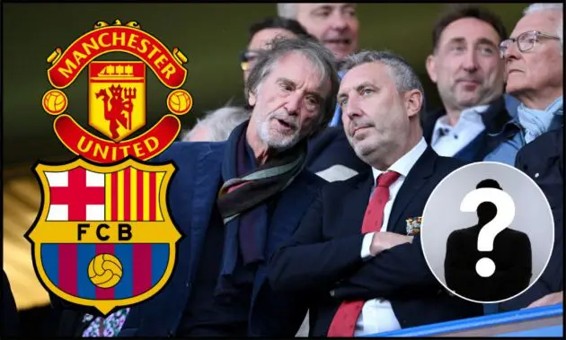 Sir Jim Ratcliffe with Jason Wilcox