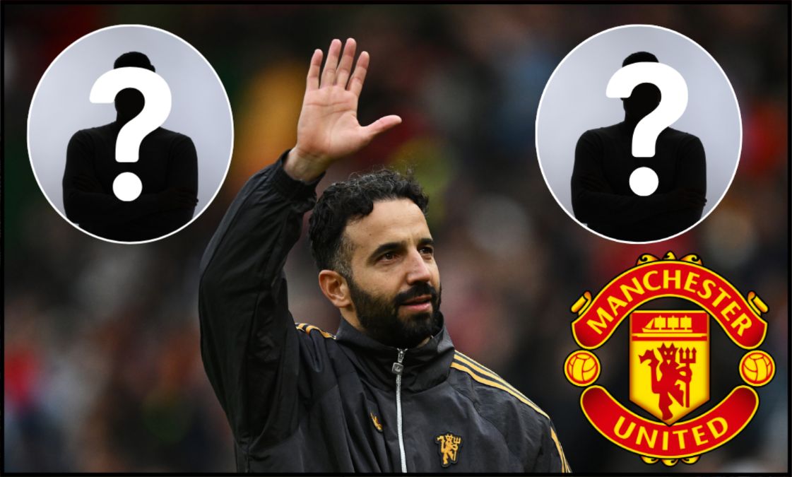 Ruben Amorim saluting Man United fans