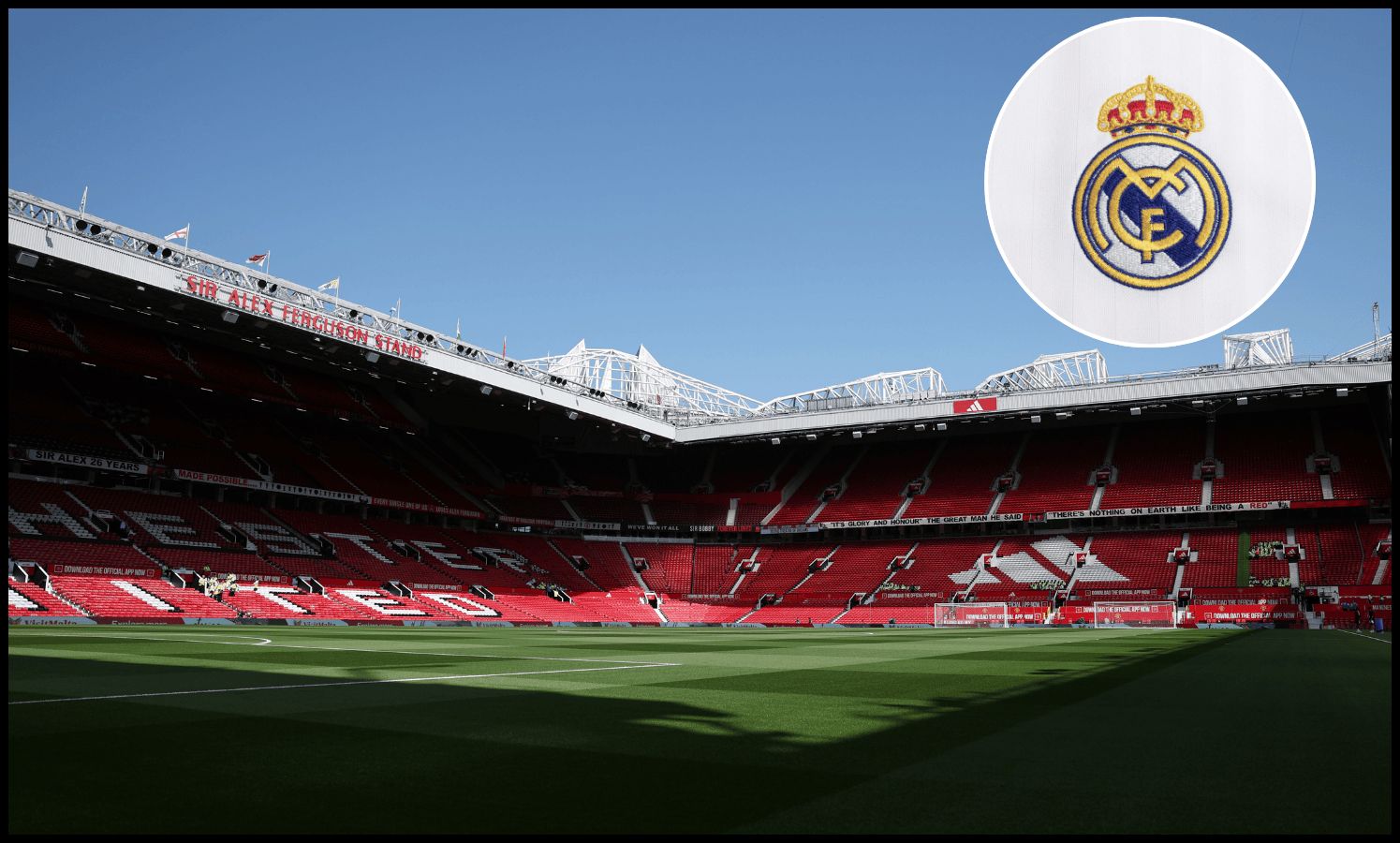 A general view inside Old Trafford.
