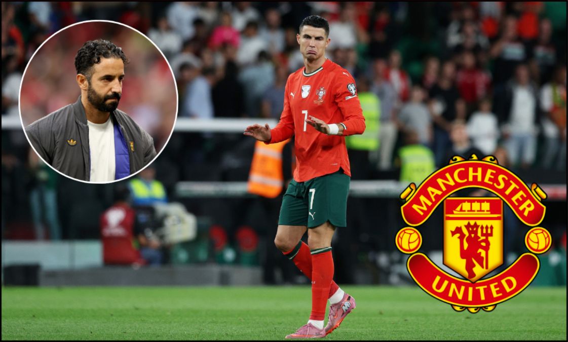 Cristiano Ronaldo in action for Portugal