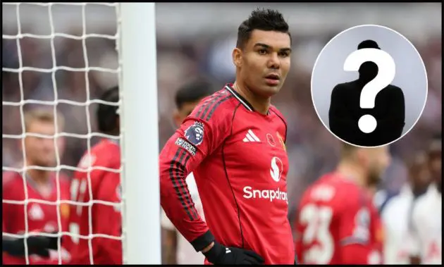Casemiro looking on