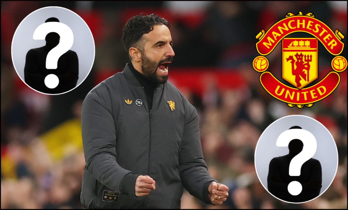 Ruben Amorim celebrating Man Utd goal