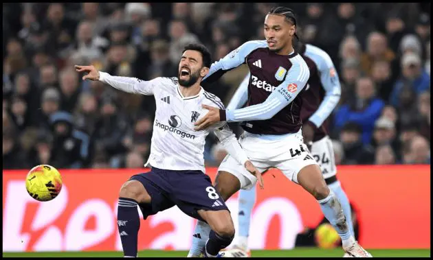 Bruno Fernances winces under the challenge of Boubacar Kamara.