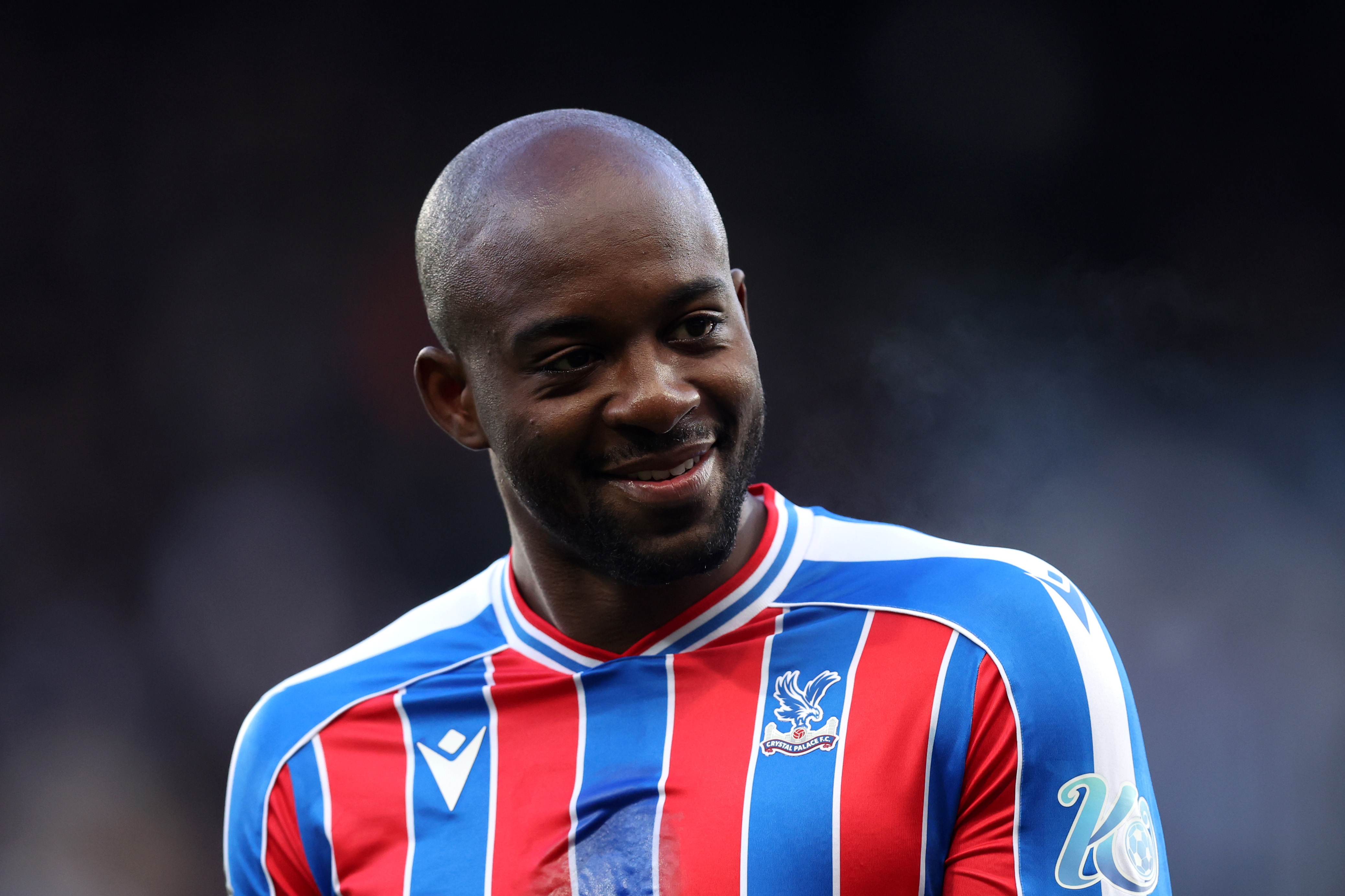 Jean-Philippe Mateta in action for Palace against Newcastle.
