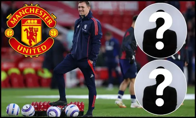 Darren Fletcher during a Man Utd training session