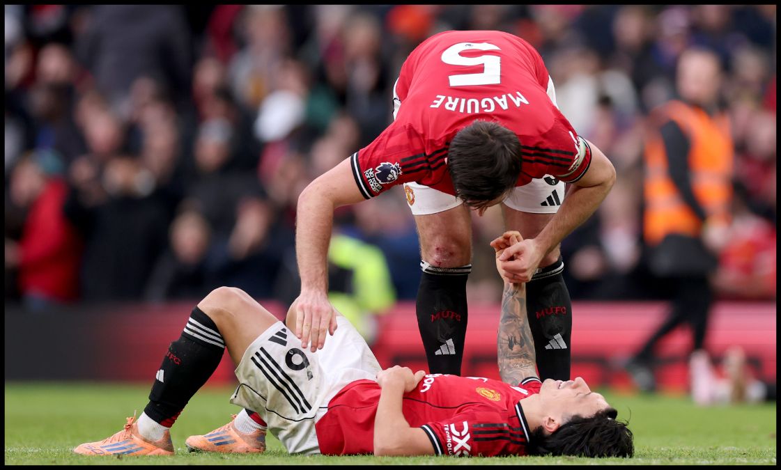 Harry Maguire and Lisandro Martinez