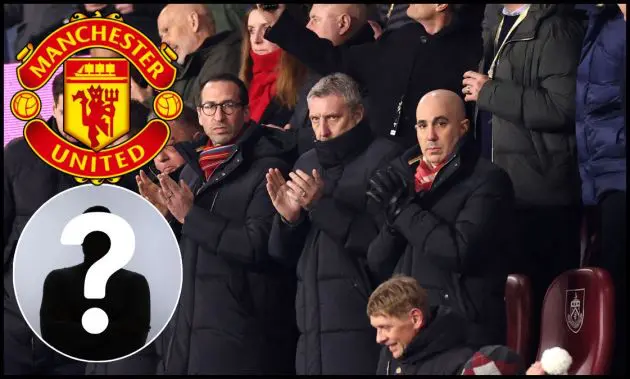 Man Utd officials Omar Berrada and Jason Wilcox