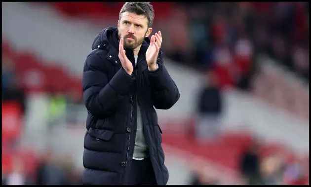 Michael Carrick applauding