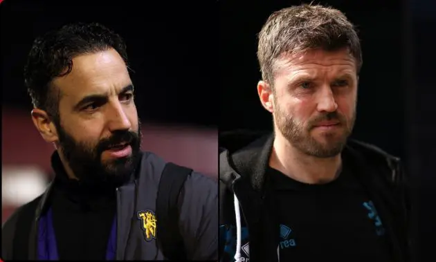 Ruben Amorim and Michael Carrick