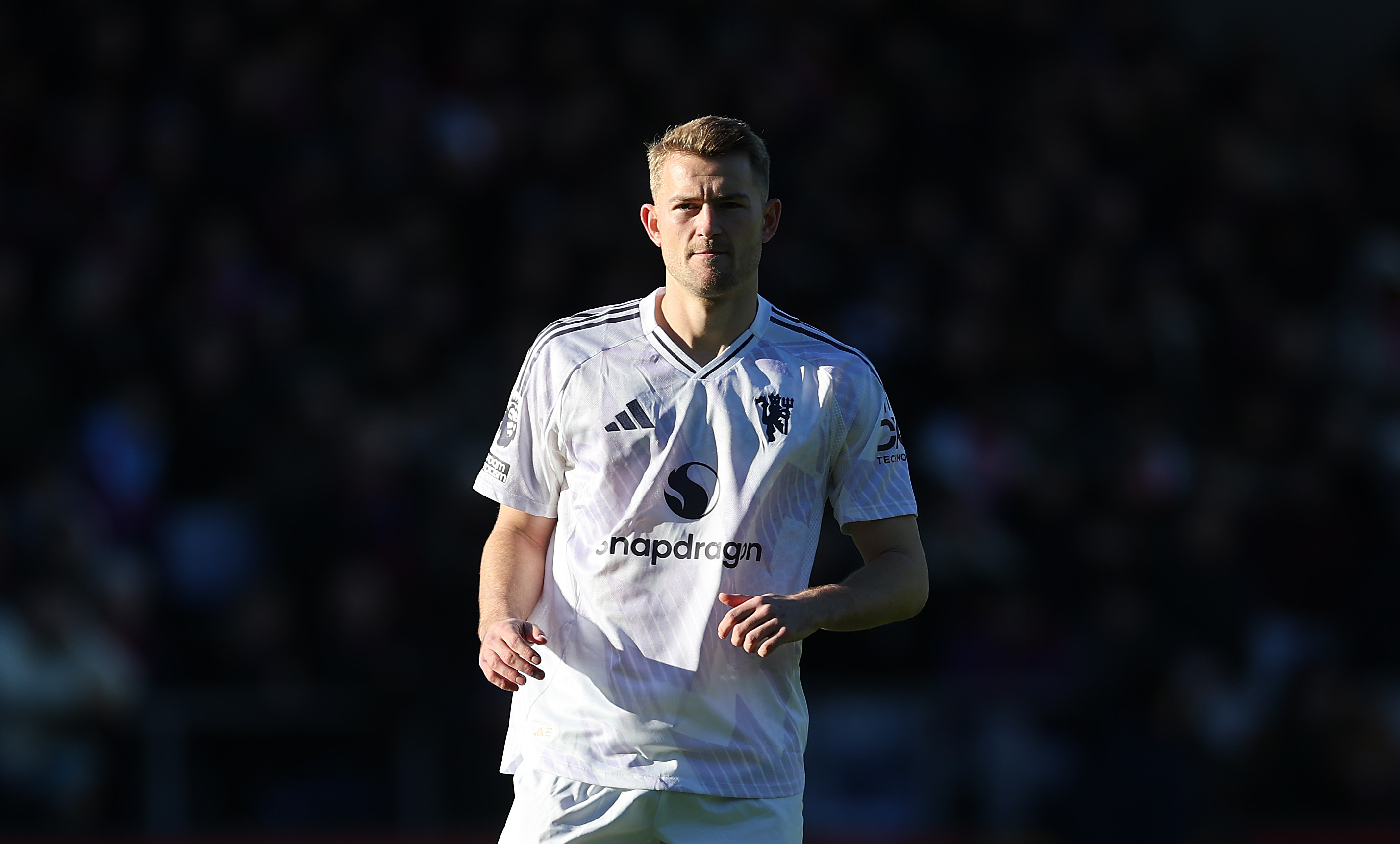 Matthijs de Ligt looks on while in action vs Crystal Palace