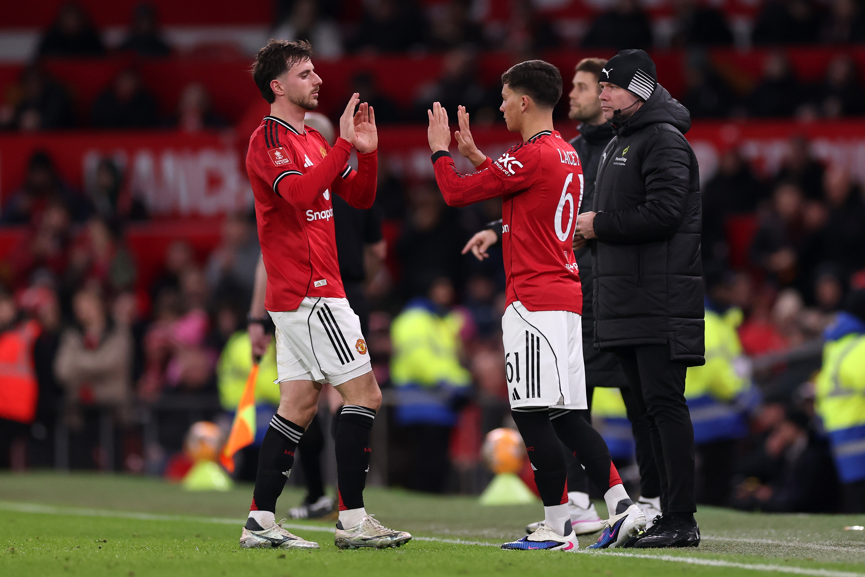 Mason Mount is replaced by Shea Lacey.