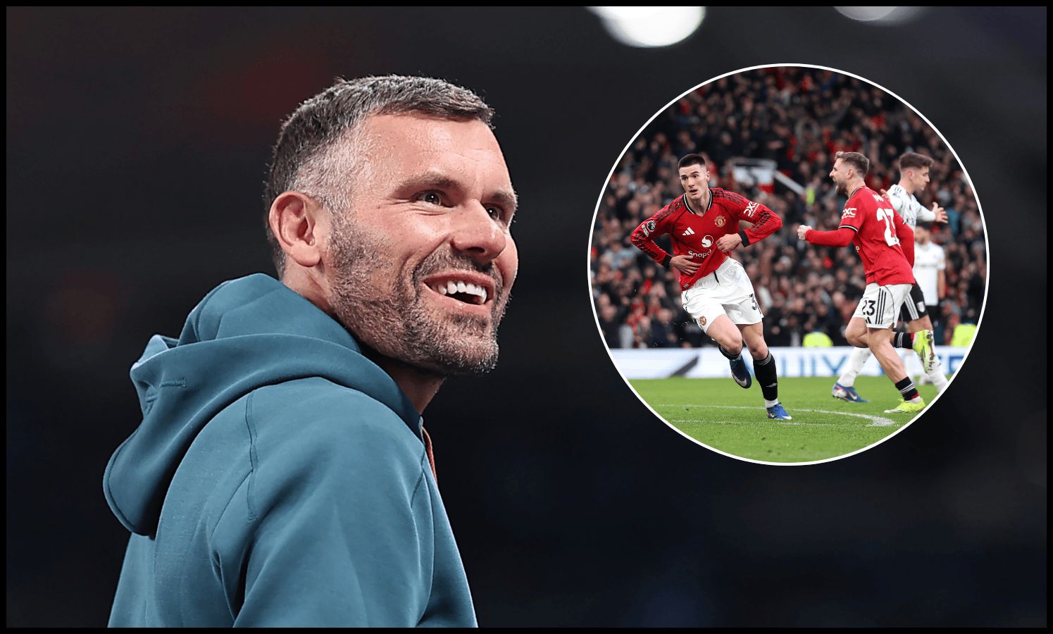 Ben Foster smiles at a Sydney game.