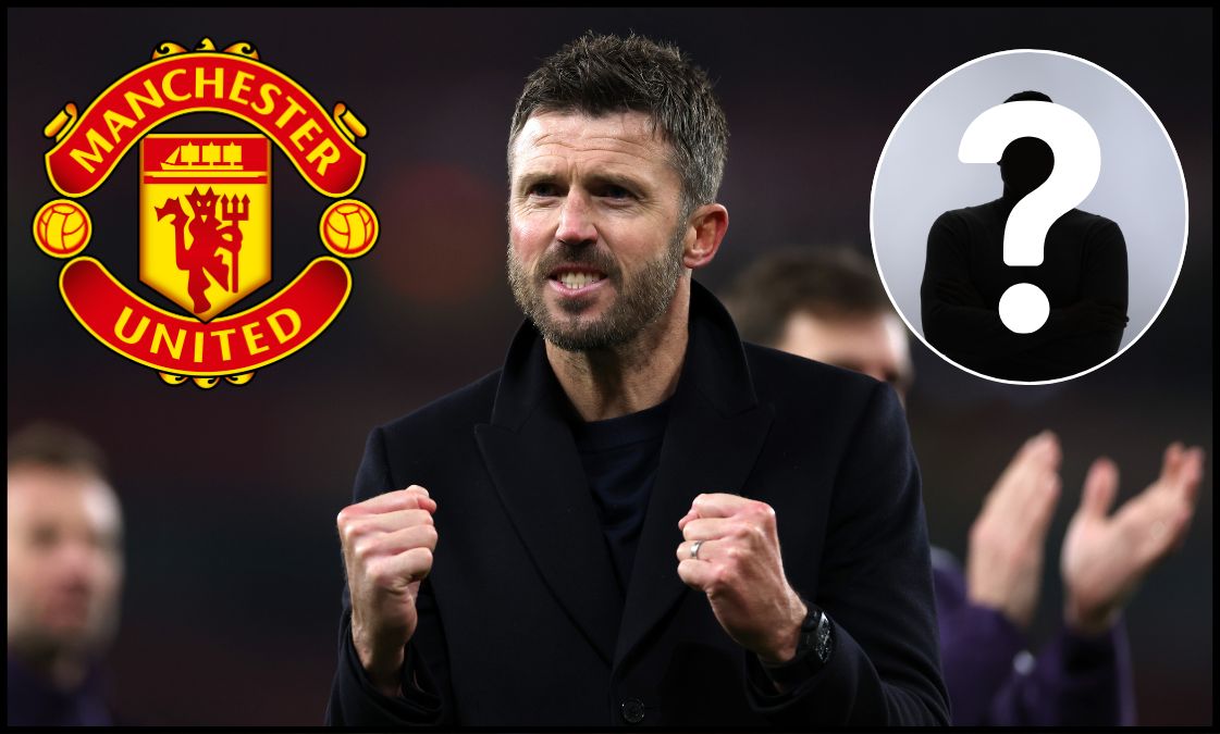 Michael Carrick looking thrilled after the win over Arsenal