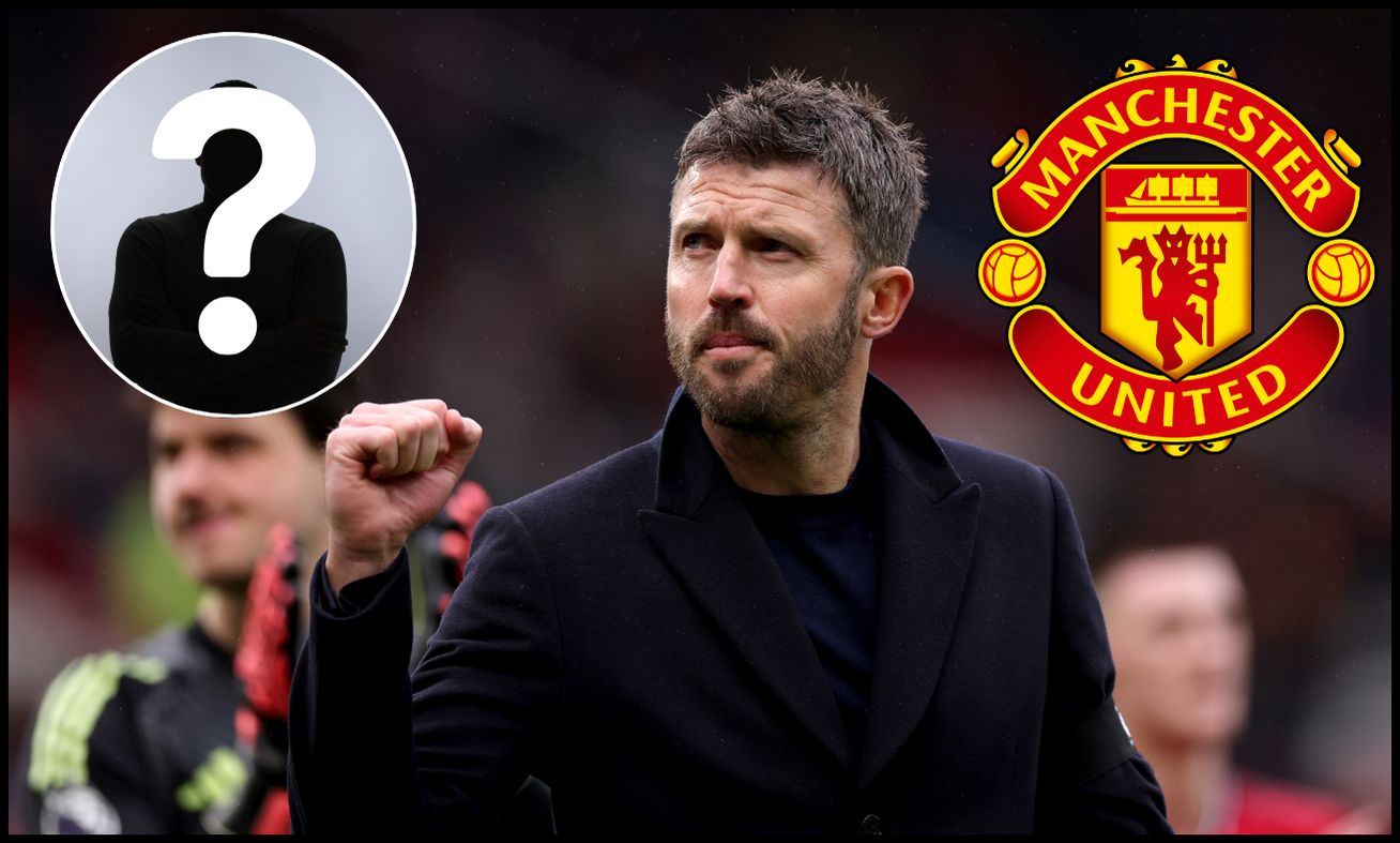Michael Carrick raising his fist in celebration