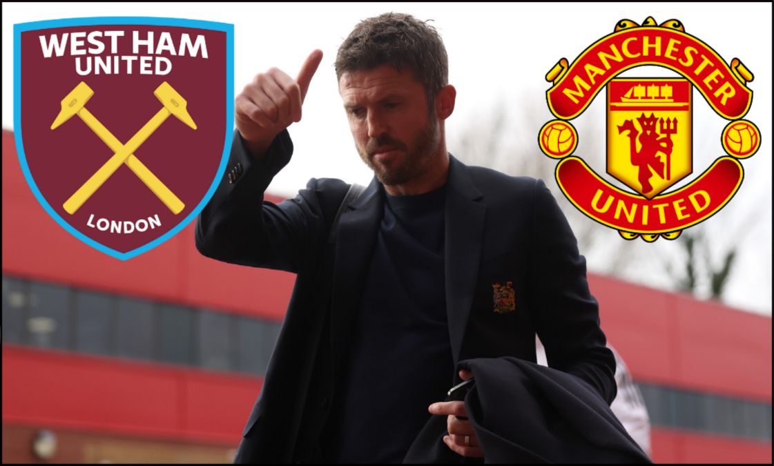 Michael Carrick giving the thumbs-up