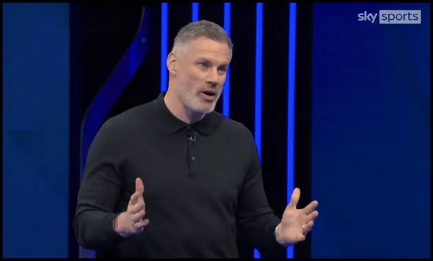 Jamie Carragher talks on Sky Sports.