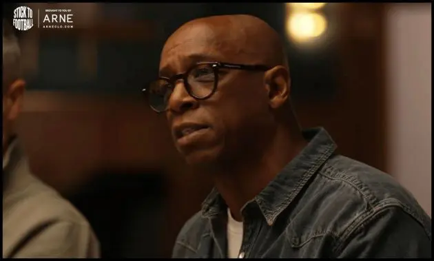Ian Wright talks on Stick to Football.