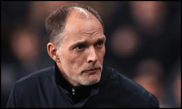 LONDON, ENGLAND - MARCH 27: Thomas Tuchel , Manager of England, reacts during the international friendly match between England and Uruguay at Wembley Stadium on March 27, 2026 in London, England