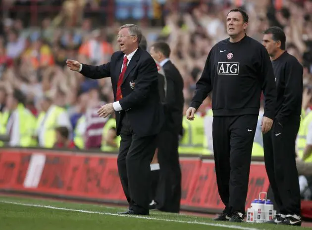 Tony Coton while working as part of Sir Alex Ferguson's crew