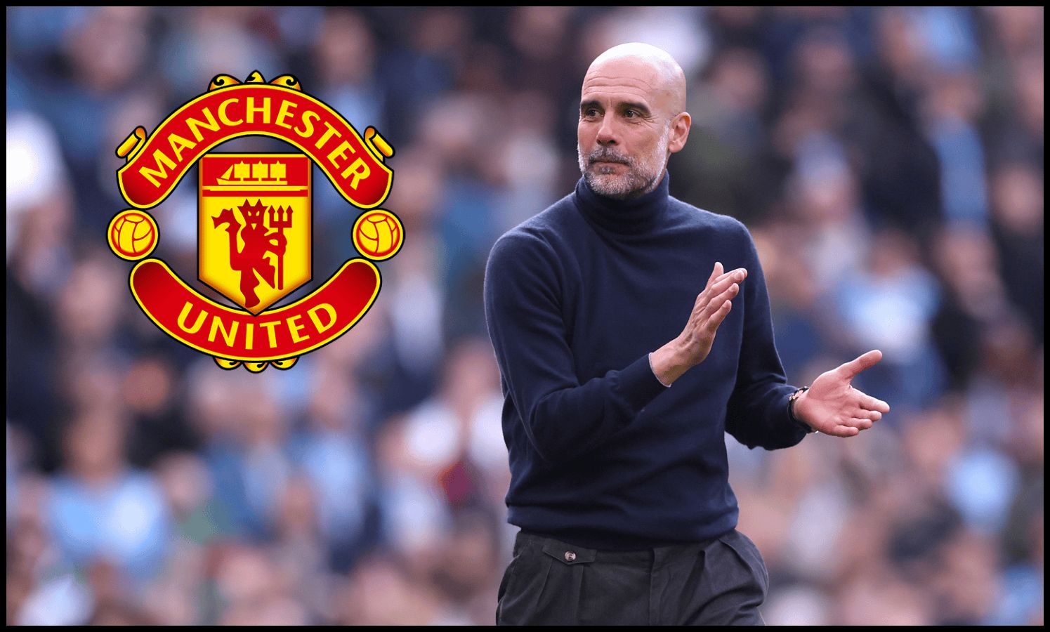 MANCHESTER, ENGLAND - APRIL 19: Pep Guardiola, Manager of Manchester City during the Premier League match between Manchester City and Arsenal at Etihad Stadium on April 19, 2026 in Manchester, England
