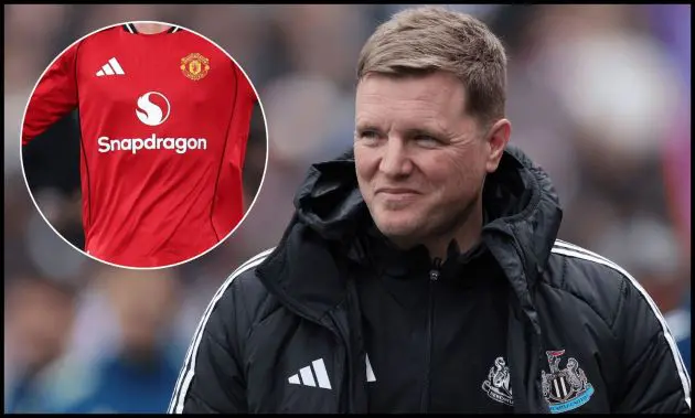 LONDON, ENGLAND - APRIL 12: Eddie Howe, Manager of Newcastle United, looks on prior to the Premier League match between Crystal Palace and Newcastle United at Selhurst Park on April 12, 2026 in London, England