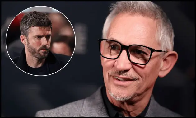 LONDON, ENGLAND - APRIL 23: Gary Lineker looks on during the Premier League Hall of Fame 2024 Inductions event at HERE at Outernet on April 23, 2024 in London, England.