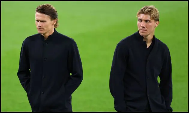 Scott McTominay and Rasmus Hojlund at Napoli