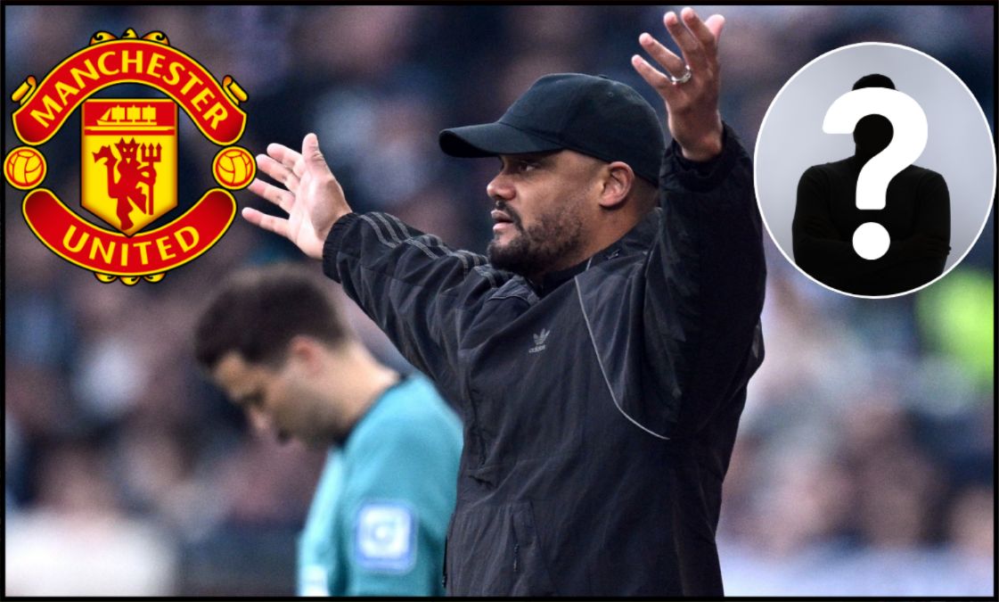 Vincent Kompany on the touchlines
