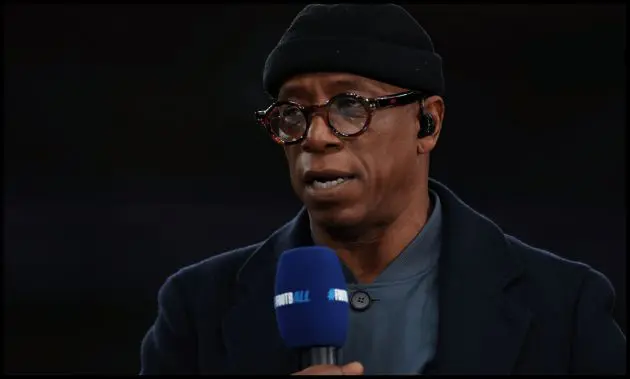 LONDON, ENGLAND - MARCH 27: Ian Wright during the international friendly match between England and Uruguay at Wembley Stadium on March 27, 2026 in London, England.