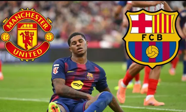 Marcus Rashford looking dejected