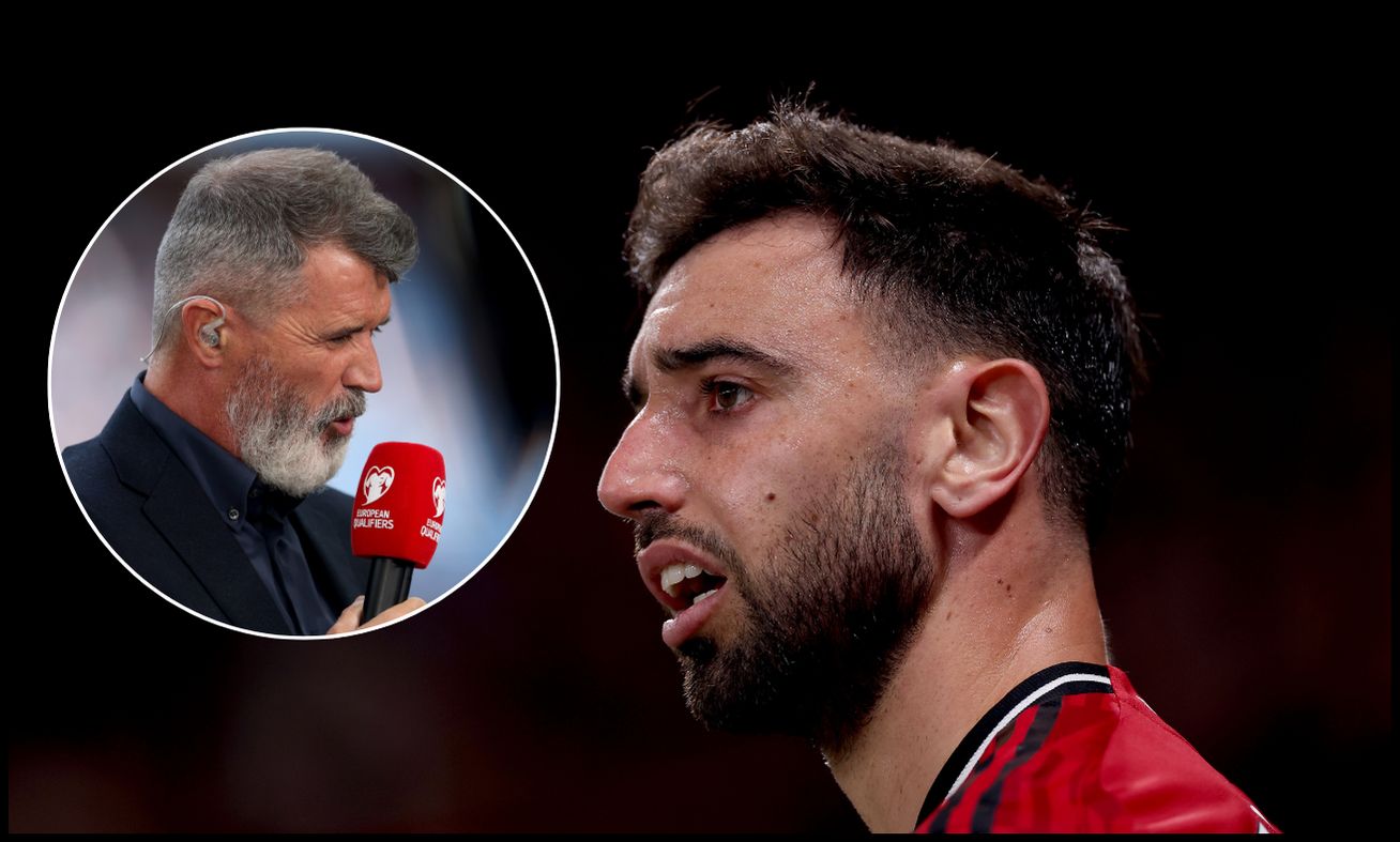 Bruno Fernandes lookin on