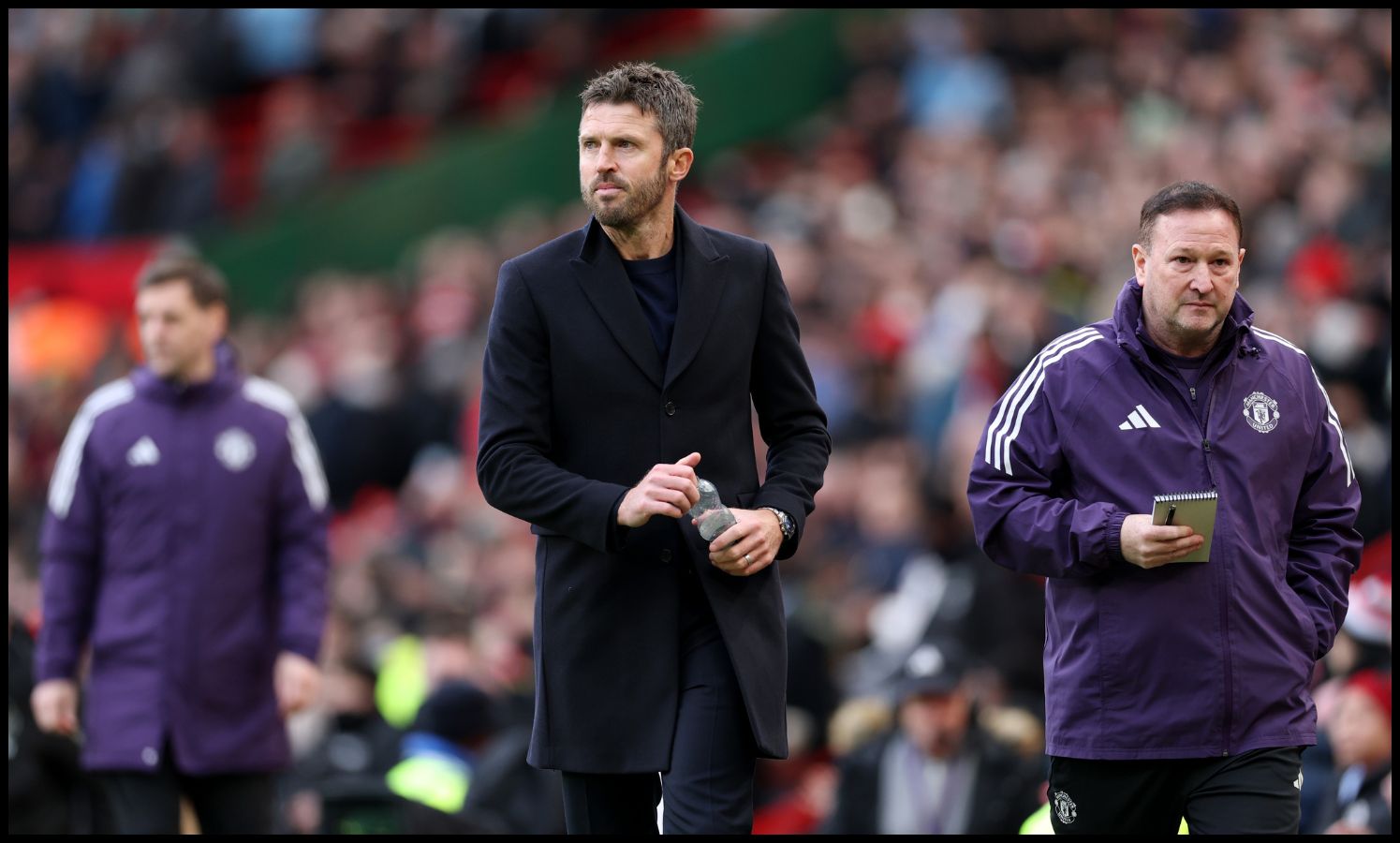 Michael Carrick with Steve Holland