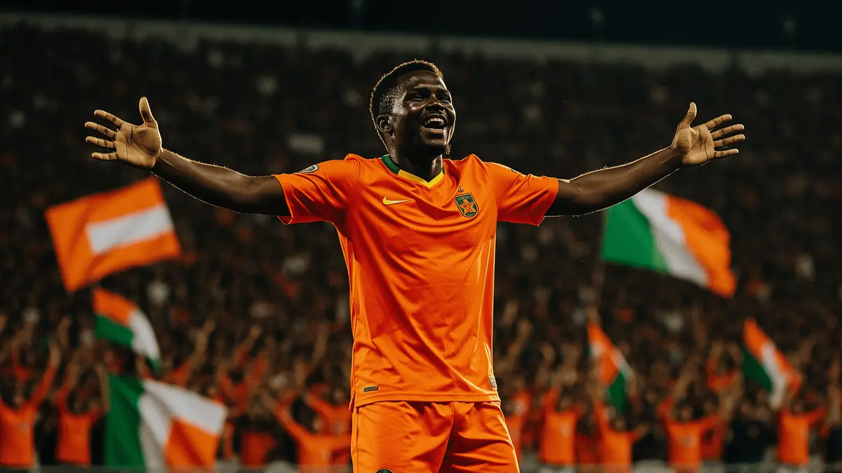 Amad Diallo celebrates World Cup goal for Ivory Coast in dramatic late winner against Ecuador