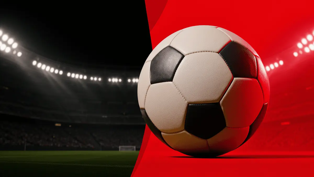 2026 World Cup football stadium with dramatic lighting and betting season anticipation