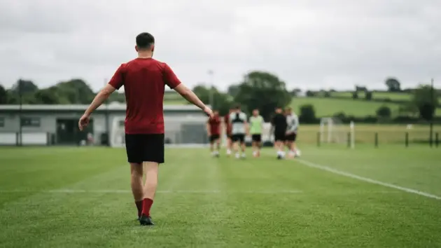 Manchester United striker returns to pre-season training while recovering fitness ahead of the Leeds friendly